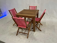 Tuinset met 4 stoelen - afbeelding 1 van  2
