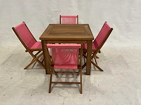 Tuinset met 4 stoelen - afbeelding 1 van  2