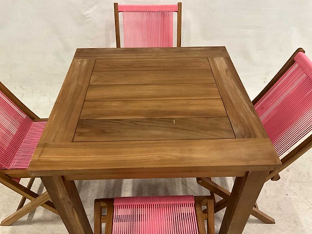 Tuinset met 4 stoelen - afbeelding 2 van  2