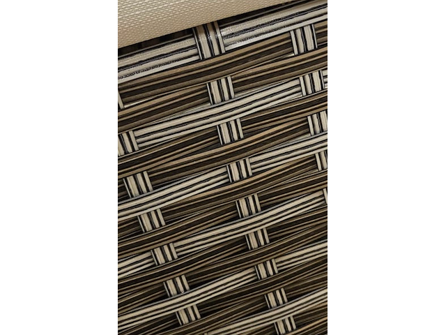 Tuinset, midye double colour, bruin, licht grijs - afbeelding 4 van  4