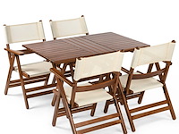 Tuinset, nali, walnoot, creme