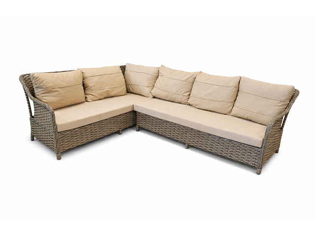 Tuinset, nest corner, bruin, beige - afbeelding 2 van  3