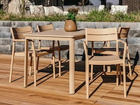 Tuinset pieter, 4x tuinstoel pieter, 1x tuintafel saar - afbeelding 1 van  3