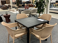 Tuinset simon, beige, zwart - afbeelding 2 van  2