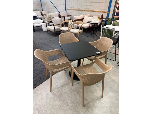 Tuinset simon, zwart/ beige - afbeelding 3 van  3