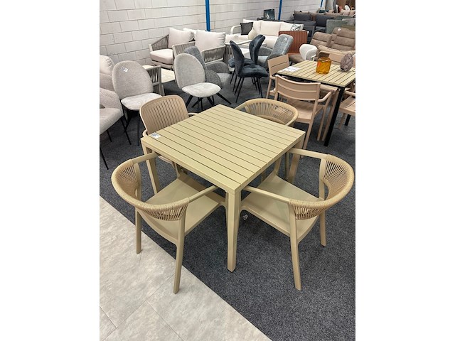 Tuinset simon, zwart, beige - afbeelding 3 van  5
