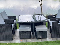 Tuinset vonato, 9-delig, zwart - afbeelding 2 van  3