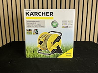 Tuinslang met haspel kärcher, hr 25, geel zwart - afbeelding 1 van  4