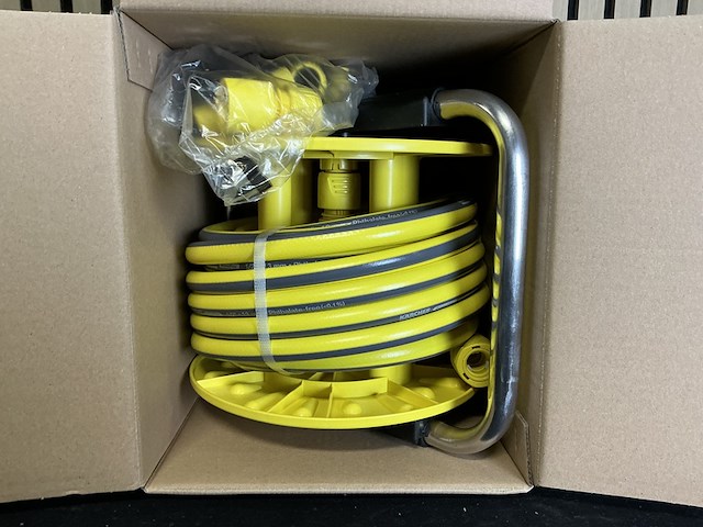 Tuinslang met haspel kärcher, hr 25, geel zwart - afbeelding 4 van  4