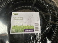 Tuinslang zwart kunststof 5 meter 1 inch/25 mm (78x) - afbeelding 2 van  2