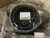 Tuinslang zwart kunststof 5 meter 1 inch/25 mm (78x) - afbeelding 1 van  4