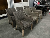 Tuinstoel (6x) - afbeelding 1 van  3