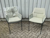 Tuinstoel met kussens (2x) - afbeelding 1 van  2