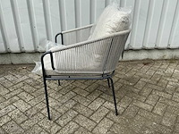 Tuinstoel met kussens (2x) - afbeelding 1 van  1