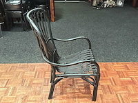 Tuinstoel met twee windlichten - afbeelding 2 van  3