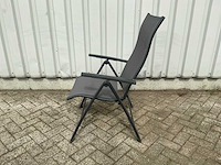 Tuinstoel met voetbankje (2x)