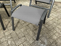 Tuinstoel met voetbankje (2x) - afbeelding 3 van  3