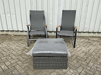 Tuinstoel set met bijzettafel - afbeelding 1 van  10