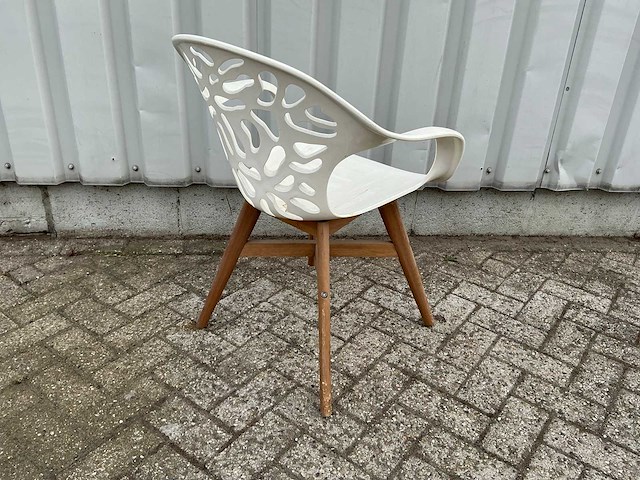 Tuinstoel zitting wit (5x) - afbeelding 1 van  1