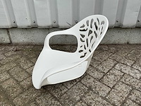 Tuinstoel zitting wit (5x) - afbeelding 2 van  3