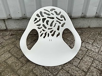 Tuinstoel zitting wit (5x) - afbeelding 1 van  5