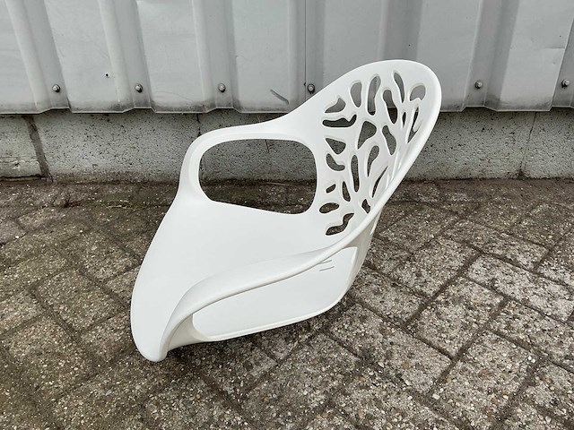 Tuinstoel zitting wit (5x) - afbeelding 2 van  5