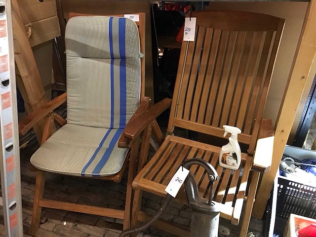 Tuinstoelen (2x) - afbeelding 1 van  1