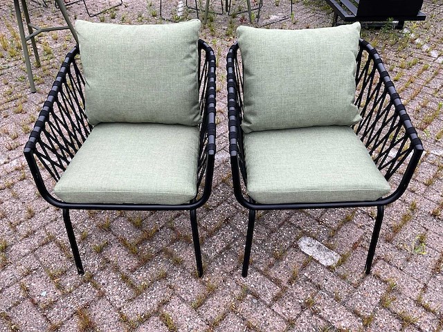 Tuinstoelen (2x) - afbeelding 1 van  6