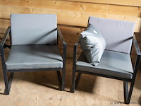 Tuinstoelen incl. kussens - 2 stuks - afbeelding 1 van  2