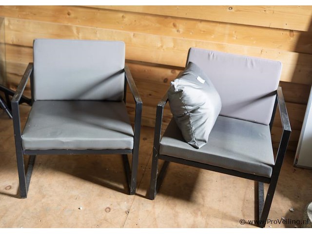 Tuinstoelen incl. kussens - 2 stuks - afbeelding 2 van  2