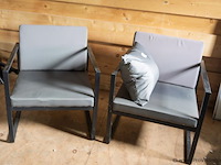 Tuinstoelen incl. kussens - 2 stuks - afbeelding 2 van  2