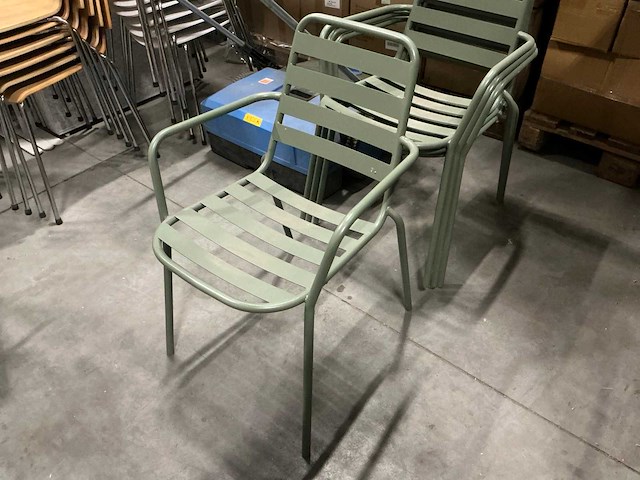 Tuinstoelen zithoogte 45cm (4x) - afbeelding 1 van  2