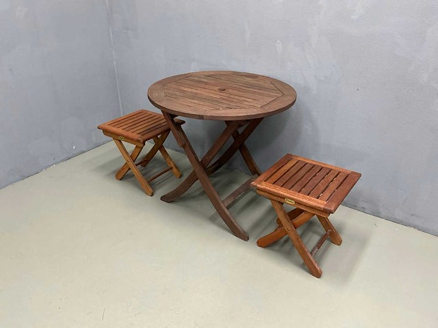 Tuintafel - 80x80x75 cm - afbeelding 1 van  8