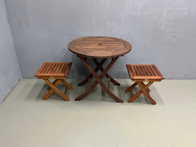 Tuintafel - 80x80x75 cm - afbeelding 2 van  8