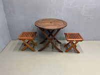 Tuintafel - 80x80x75 cm - afbeelding 2 van  8