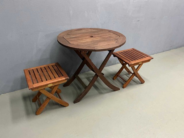 Tuintafel - 80x80x75 cm - afbeelding 3 van  8
