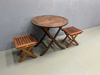 Tuintafel - 80x80x75 cm - afbeelding 3 van  8