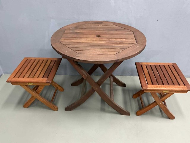 Tuintafel - 80x80x75 cm - afbeelding 6 van  8
