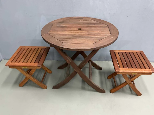 Tuintafel - 80x80x75 cm - afbeelding 3 van  8