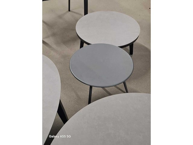 Tuintafel - bijzettafels(5x) - afbeelding 2 van  2
