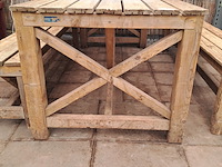 Tuintafel en banken - afbeelding 4 van  8