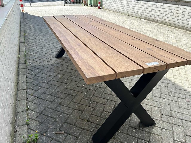 Tuintafel guyana teak (280 x 95) - afbeelding 2 van  4
