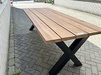 Tuintafel guyana teak (280 x 95) - afbeelding 2 van  4