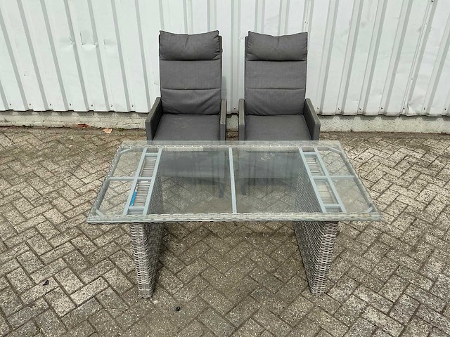 Tuintafel met 2 verstelbare stoelen - afbeelding 3 van  10