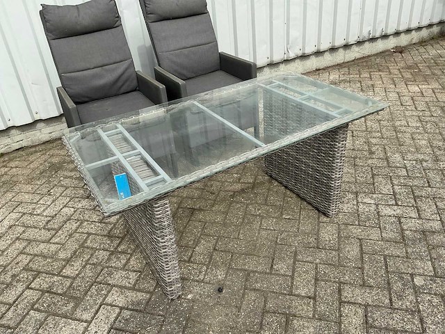 Tuintafel met 2 verstelbare stoelen - afbeelding 4 van  10