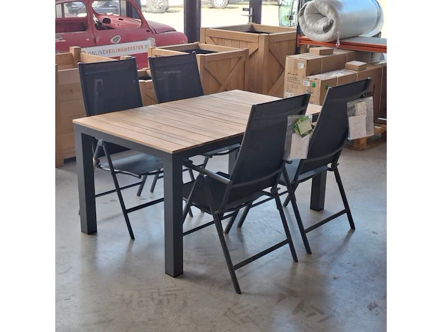 Tuintafel met 4x stoel, o.a. central park - afbeelding 1 van  6