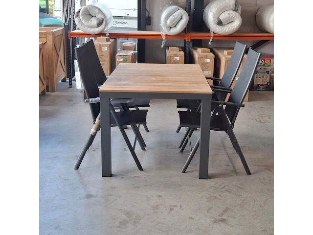 Tuintafel met 4x stoel, o.a. central park - afbeelding 2 van  6