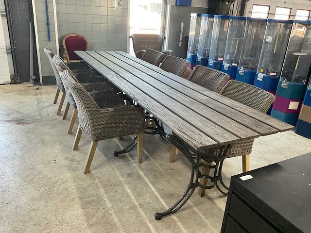 Tuintafel met stoelen - afbeelding 1 van  4