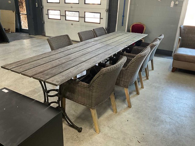 Tuintafel met stoelen - afbeelding 2 van  4