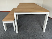 Tuintafel set, suns, savona 280, mat white - afbeelding 3 van  8